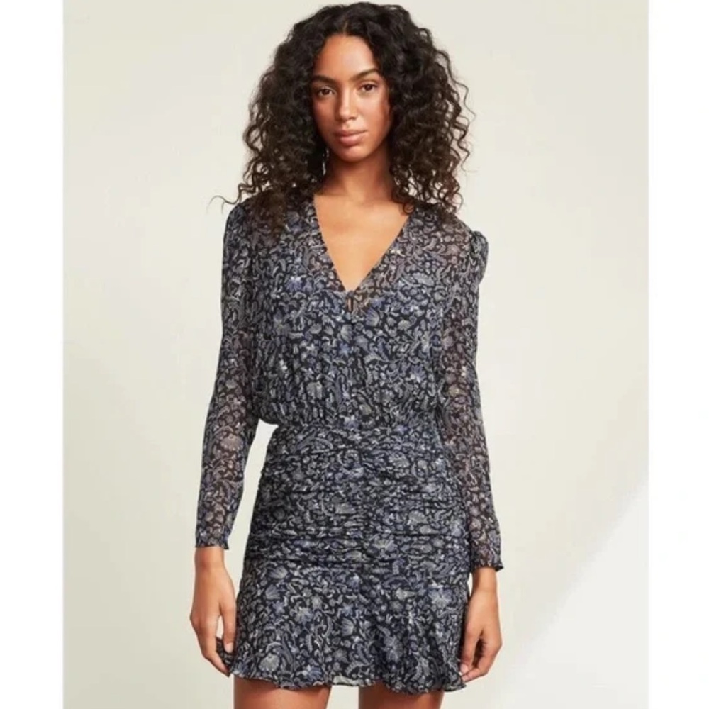 Veronica Beard Rosalia 100% Silk Mini Dress in Size US 0